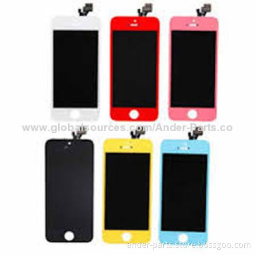 Wholesale Multicolor LCD Touchscreen Display Digitizer with Home Button Assembly for iPhone 5